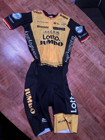 Wedstrijdpak wielrennen Lotto Jumbo - Robert Wagner, maat M beschikbaar voor biedingen