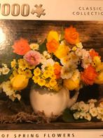 Bloemenpuzzel 1000 stukjes - Nieuw!, Ophalen, 500 t/m 1500 stukjes, Nieuw, Legpuzzel