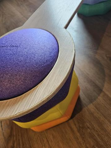 TE HUUR stapelstenen met balansbord  beschikbaar voor biedingen