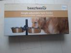 Nieuw Beeztees hond dubbele eet en drinkbak verstelbare 28cm, Ophalen of Verzenden, Nieuw