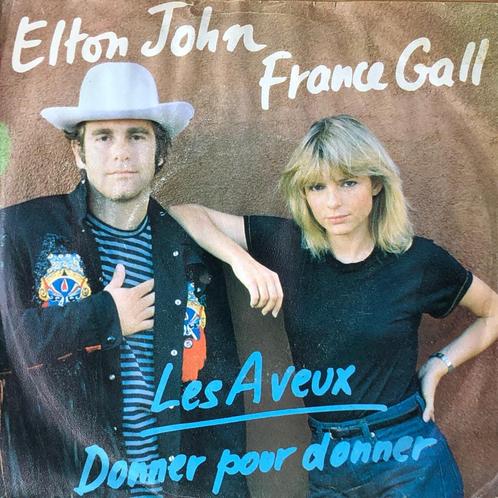 1980	Elton John  & France Gall	Les Aveux, Cd's en Dvd's, Vinyl Singles, Single, Pop, 7 inch, Verzenden