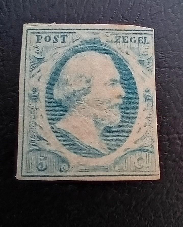 Nvph 1 koning Willem III 1e emissie 1852, Postzegels en Munten, Postzegels | Nederland, Postfris, T/m 1940, Ophalen of Verzenden