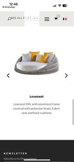 Prachtige loveseat - nieuw, Tuin en Terras, Tuinsets en Loungesets, Ophalen, Zo goed als nieuw, Aluminium