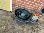 Gratis plastic bloembakken ophalen, Tuin en Terras, Ophalen, Kunststof, Gebruikt, Rond