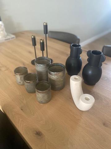 Hotel chique decoratie zwart goud kandelaars  beschikbaar voor biedingen