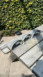 Drie buitenlampen, Tuin en Terras, Ophalen of Verzenden, Zo goed als nieuw