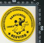 Sticker: Dansschool Heuving - Emmen (5), Verzamelen, Stickers, Ophalen of Verzenden, Zo goed als nieuw, Bedrijf of Vereniging