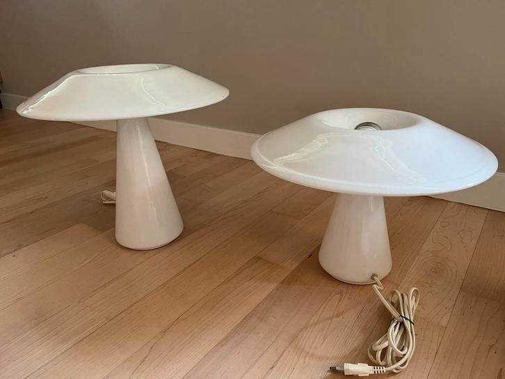 Set tafellampen, Huis en Inrichting, Lampen | Losse lampen, Zo goed als nieuw, Gloeilamp, 30 tot 60 watt, Overige fittingen, Soft of Flame