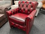 Chesterfield Maarssen ! Leren Oxblood Bureau/Eetkamer Stoel, Ophalen, Zo goed als nieuw