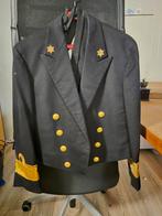 Marine Officier Jas - Zwart, Kleding | Heren, Kostuums en Colberts, Ophalen, Onbekend, Zwart, Overige maten