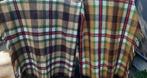 set plaids retro groen bruin, Huis en Inrichting, Ophalen of Verzenden, Gebruikt