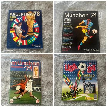 Verzameling Panini Albums te koop compleet beschikbaar voor biedingen