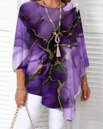 Top Sophia Paars-1 (44-52), Verzenden, Nieuw, Paars, Shirt of Top