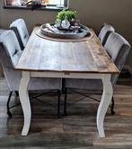 Lodsh eettafel mangohout 180x90, Huis en Inrichting, Ophalen, Gebruikt, 50 tot 100 cm, 150 tot 200 cm