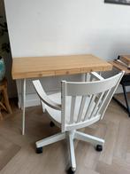 Bureau ikea en stoel, Huis en Inrichting, Bureaus, Ophalen, Gebruikt