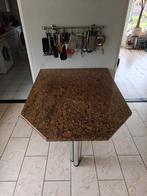 Bartafel met granieten blad, Ophalen of Verzenden