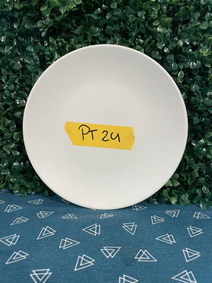 P&T Royal Ware Wit porselein Bord, Huis en Inrichting, Keuken | Servies, Nieuw, Bord(en), Effen, Keramiek, Ophalen of Verzenden