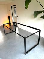 NIEUW Tafel frame zwart staal 6 persoons UNIEK DESIGN, 200 cm of meer, 50 tot 100 cm, Nieuw, Rechthoekig