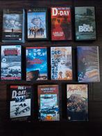 VHS Oorlogsfilm Collectie (9 stuks) Longest Day in kleur!!, Ophalen of Verzenden, Gebruikt, Drama