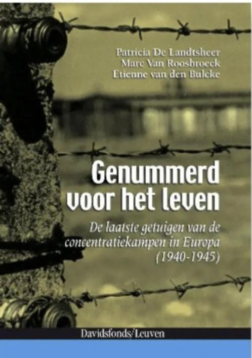 Genummerd voor het leven, Patricia De Landtsheer, Boeken, Oorlog en Militair, Zo goed als nieuw, Tweede Wereldoorlog, Verzenden