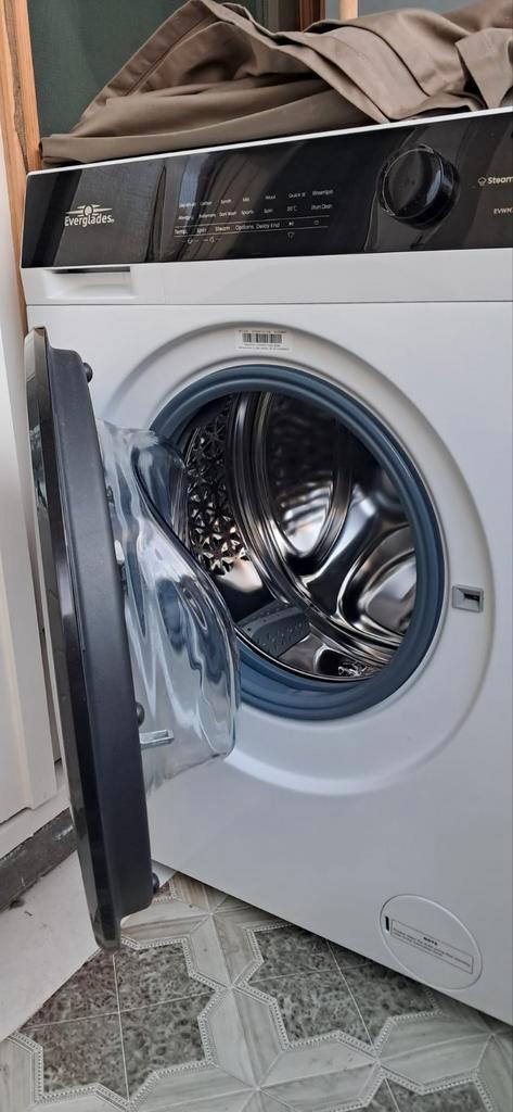 Everglades wasmachine - Zo goed als nieuw!, Witgoed en Apparatuur, Wasmachines, Nieuw, Voorlader, 6 tot 8 kg, 85 tot 90 cm, 1200 tot 1600 toeren