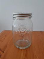 Glazen pot (1 liter), Ophalen, Gebruikt, Glas, Pot, Bus of Blik