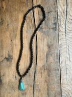 Mexicaanse kralenketting met Aventurijn hanger, Sieraden, Tassen en Uiterlijk, Kettingen, Gebruikt, Ophalen of Verzenden, Steen of Mineraal