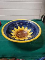 schaal met zonnebloem martin latio groot, Ophalen of Verzenden, 'T Olde Gre-j, Info@toldegrej.nl, Endepoelstraat 20f Didam