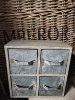 Metalen ladekastje met 4 laden, Ophalen of Verzenden