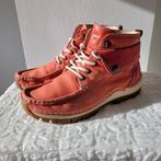 Wolky dames veterschoenen 39 nubuck leer rood, Wolky, Lage of Enkellaarzen, Ophalen of Verzenden, Zo goed als nieuw
