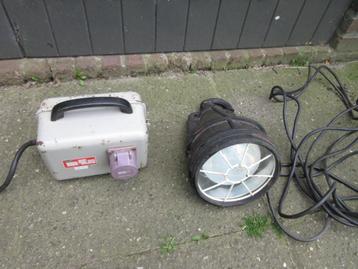 Vintage Indulux Erso 150 W industriële lamp met lang snoer. beschikbaar voor biedingen