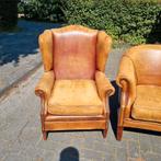 2 Schapenleren Bendic fauteuils + GRATIS BEZORGD, Huis en Inrichting, Chesterfield, Gebruikt, Leer, Ophalen of Verzenden