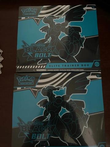 Pokémon TCG - Black Bolt - Elite Trainer Box  beschikbaar voor biedingen