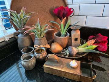 Geweldige woonaccessoires kruikje amaryllis dienblad  beschikbaar voor biedingen