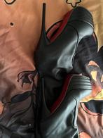 Leren haken, Kleding | Dames, Schoenen, Ophalen of Verzenden, Zo goed als nieuw, Zwart