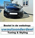 Maxton Spoiler Lip Splitter Voor Opel Corsa D OPC / VXR, Verzenden