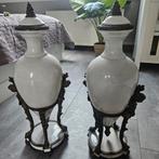 set Vazen porselein brons Wong Lee, Ophalen of Verzenden