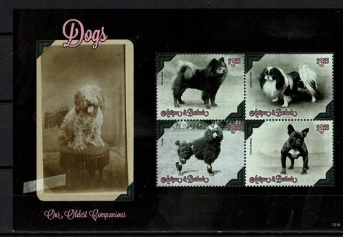 antigua pf blok hoden dogs zoogdieren 2, Postzegels en Munten, Postzegels | Thematische zegels, Postfris, Dier of Natuur, Ophalen of Verzenden