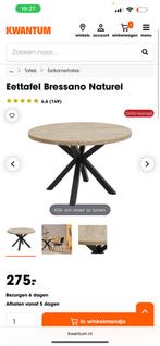 Eettafel bressano, Zo goed als nieuw, Vijf personen of meer, Rechthoekig, 50 tot 100 cm