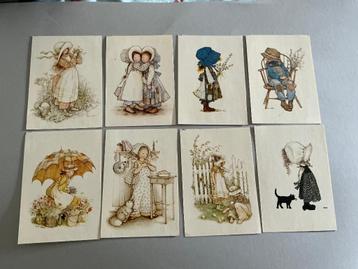 Vintage Hollie Hobbie ansichtkaarten - '70 -- 10 stuks  beschikbaar voor biedingen