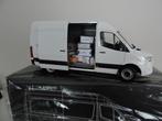 norev mercedes sprinter 1:18 wit ( zeldzaam!), Ophalen of Verzenden, Gebruikt, Auto, Norev
