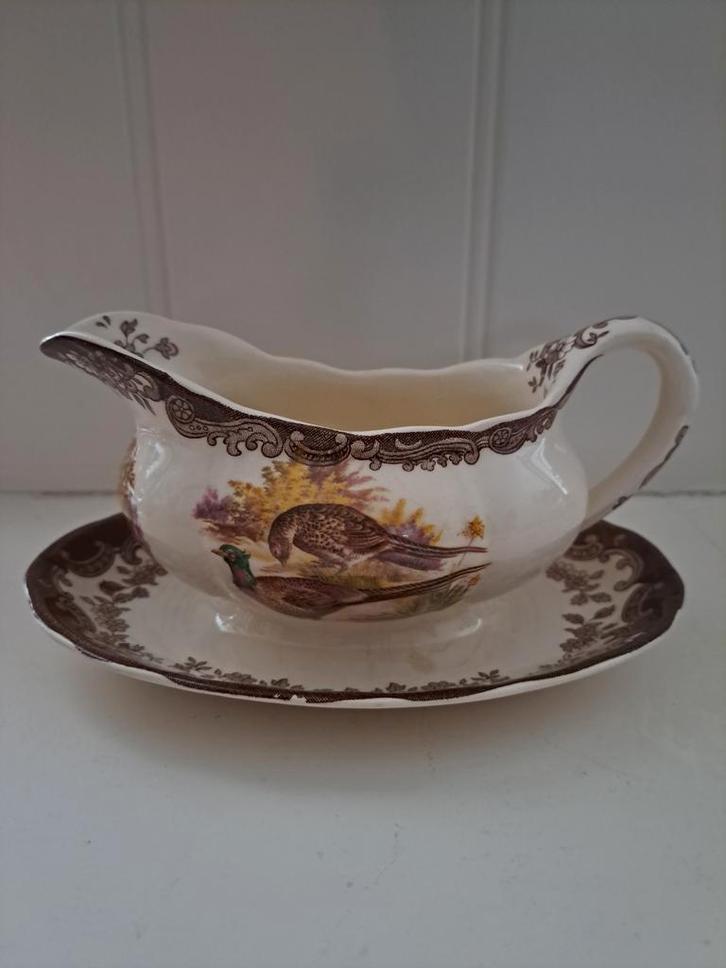 Royal Worcester Palissy Game Sauskom Jaren 60/70, Huis en Inrichting, Keuken | Servies, Gebruikt, Kom(men), Overige stijlen, Keramiek