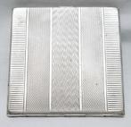 Art Deco Poederdoos - Zilver., Antiek en Kunst, Antiek | Goud en Zilver, Ophalen of Verzenden, Zilver