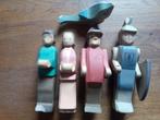 Ostheimer houten figuren/ poppetjes en dolfijn, Ophalen of Verzenden, Gebruikt