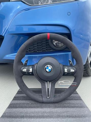 Bmw alcantara stuur, rode 12H markering. F20 F21 F30 F32 etc beschikbaar voor biedingen