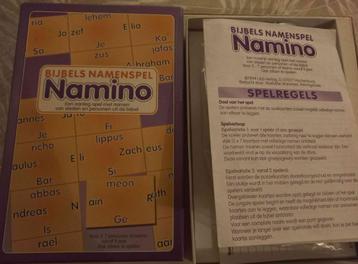 Namino Bijbels namenspel beschikbaar voor biedingen