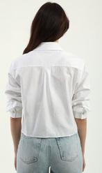 Witte cropped blouse – Dishe, maat L, Wit, Maat 42/44 (L), Nieuw, Ophalen of Verzenden
