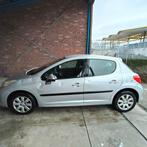 Peugeot 207 1.4 16V 5DRS 2006 Grijs APK tot 9 maart, Auto's, Voorwielaandrijving, Stof, 1360 cc, Zwart
