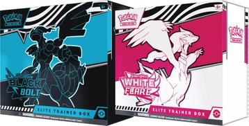 Pokémon Scarlet & Violet White Flare & Black Bolt ETB set beschikbaar voor biedingen