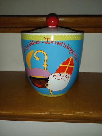 Pepernotenpot Sinterklaas Zwarte Piet  beschikbaar voor biedingen